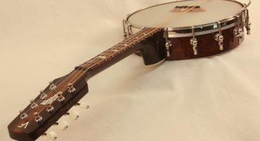 Custom Banjo Mandolin With Vermont Inlay