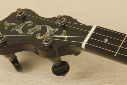 Custom Banjo with Engraved Mother of Pearl Inlays