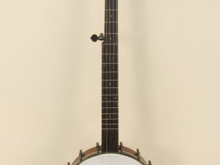 096 - 11inch Walnut Banjo with Rolled Brass Tone Ring-1