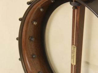 105 – Brass Clad Slothead Dobson Banjo-13