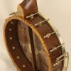 106 – 12 Figured Walnut Trickster Folklore Banjo-20