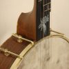 106 – 12 Figured Walnut Trickster Folklore Banjo-22