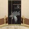 106 – 12 Figured Walnut Trickster Folklore Banjo-6