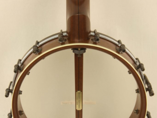 11 inch Walnut Rolled Brass Banjo-13