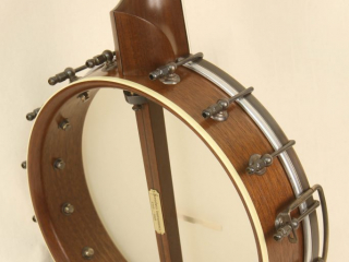 11 inch Walnut Rolled Brass Banjo-15